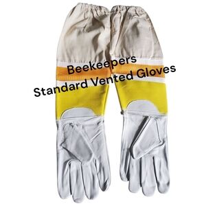 New Beekeepers Heavy Duty Standard Vented Cowhide Leather Gloves Size 2X